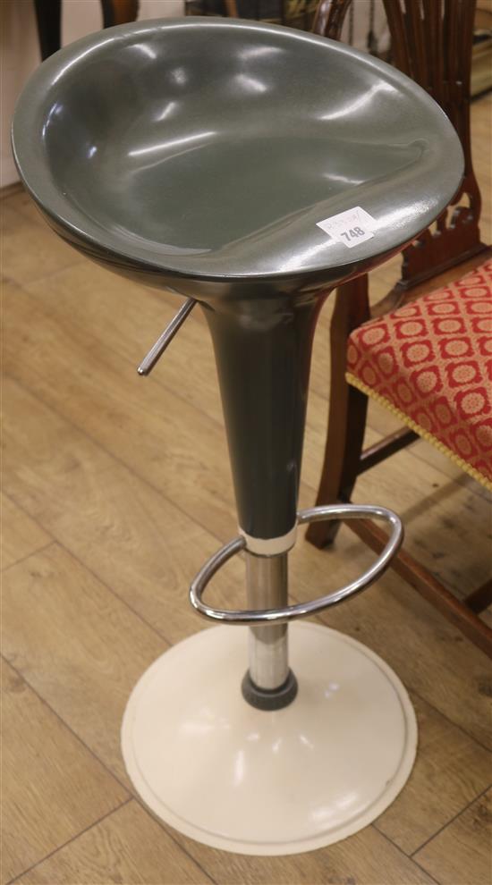 A 1950s vintage bar stool